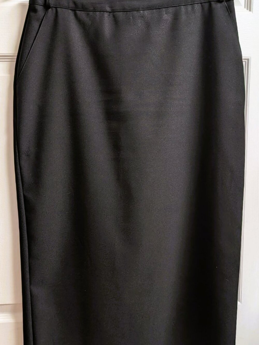 Slim Black Maxi Skirt